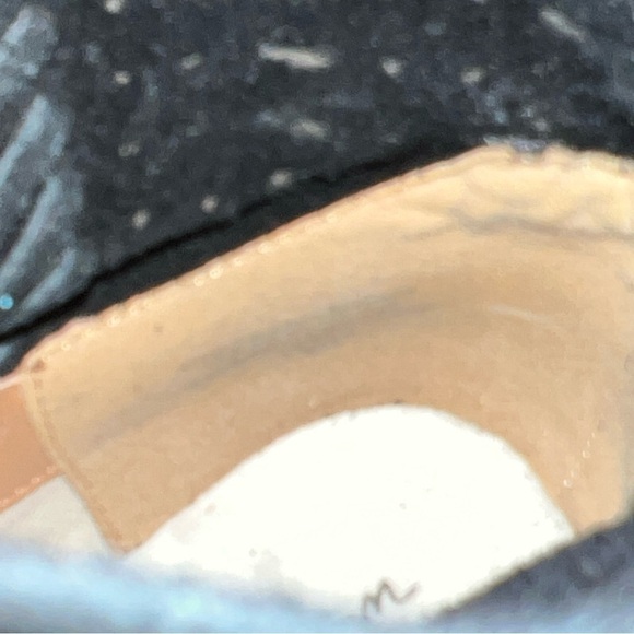 Coldwater Creek Walk With Me Black Suede Perforated Ankle Booties Women’s Sz 8M - Picture 11 of 11